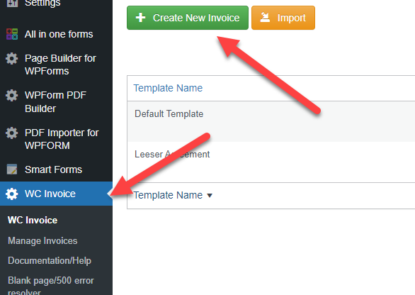 Create multiple invoices